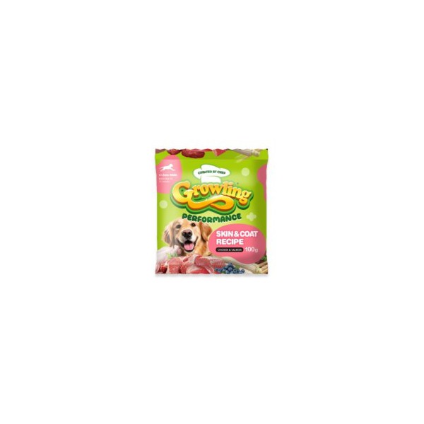그롤링 퍼포먼스 스킨앤코트 치킨&연어 100g 