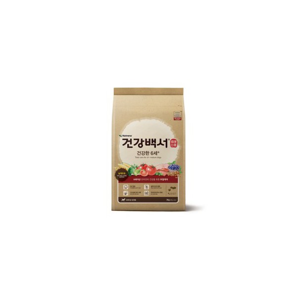 뉴트리나 건강백서 사료 건강한 6세이상 2kg 