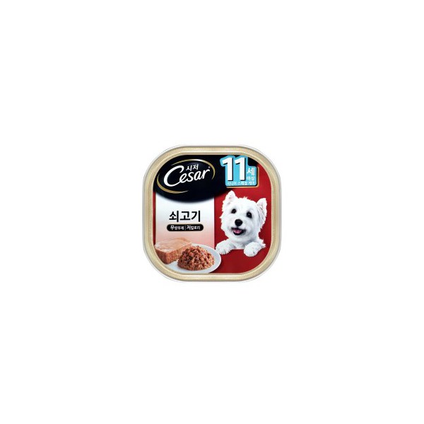 시저 캔 11세이상 쇠고기 100g 