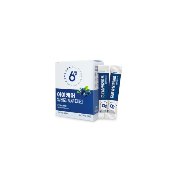 식스스텝 아이케어 빌베리 루테인 눈영양제 60g (2g x 30포) 