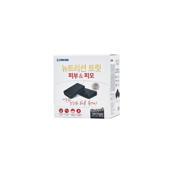 [샘플2개입 x 20개 증정] 포켄스 뉴트리션 트릿 피부&피모 800g 