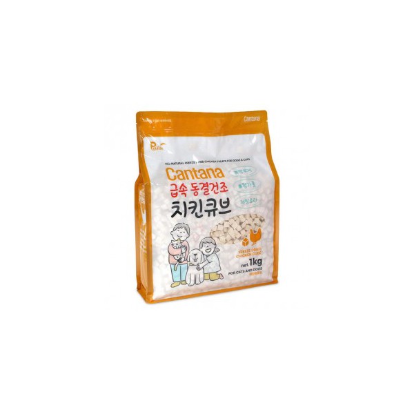 칸타나 동결건조 치킨 큐브 1kg 