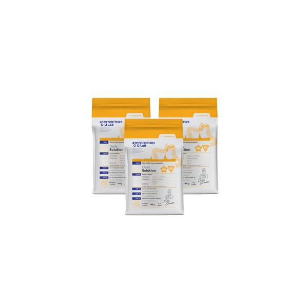 청담닥터스랩 데일리 솔루션 덴탈 껌 스킨&코트 180g x 3개 