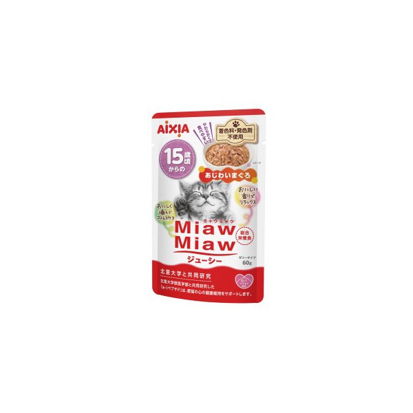먀우먀우 쥬시 노묘용 주식 파우치 60g 