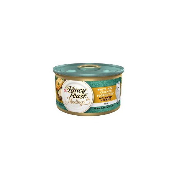 퓨리나 팬시피스트 메들리 파테 플로렌틴 치킨&치즈 캔 85g 
