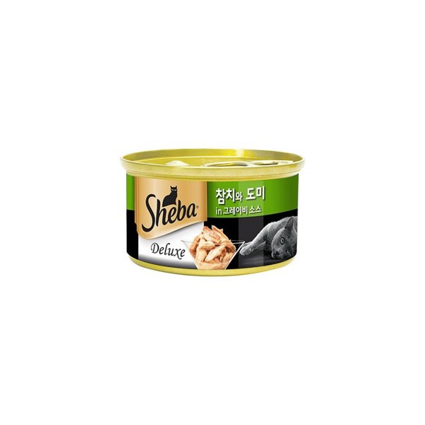 쉬바 디럭스 참치 흰살과 도미 캔 85g 