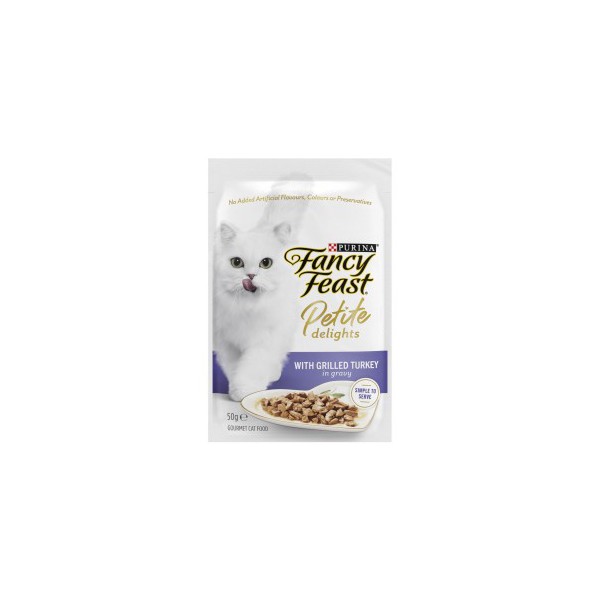 퓨리나 팬시피스트 쁘띠 딜라이트 칠면조 파우치 50g 