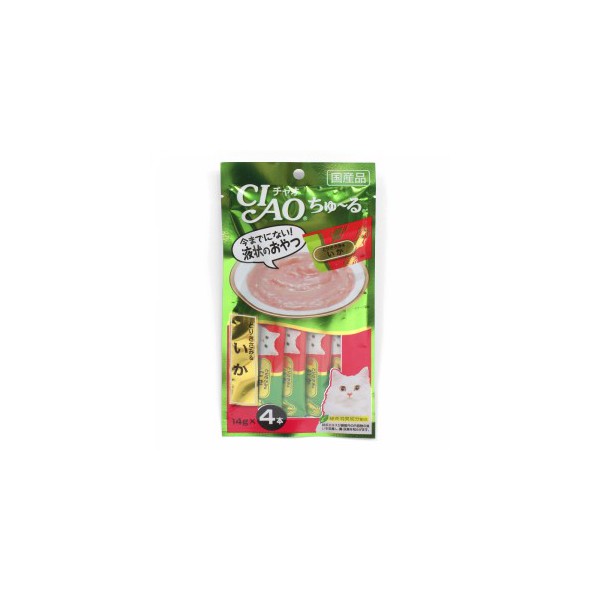 이나바 챠오 츄르 닭가슴살&오징어 4개입 